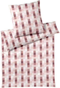 Joop! Mako-Satin Bettwäsche Mesh blush Kissenbezug einzeln 40x80 cm