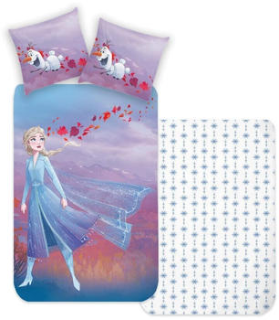 Disney Bettwäsche Frozen Elsa 135x200+80x80 cm