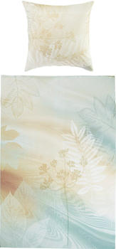 Erwin Müller Mako-Interlock-Jersey Bettwäsche braun-beige 155x220+80x80 cm