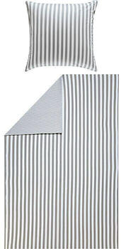 Erwin Müller Single-Jersey Wendebettwäsche grau 155x240+80x80 cm