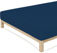 Schlafgut Spannbettlaken "CASUAL Bettlaken 100% gek&auml;mmte Bio-Baumwolle, 150 g/m&sup2;,