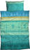 CASATEX Satin Bettwäsche Indi gruen 135x200+40x80 cm