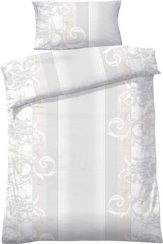 Dyckhoff Weichfrottier Bettwäsche braun-beige 135x200+80x80 cm