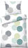 Dyckhoff Weichfrottier Bettwäsche gruen 155x220+80x80 cm