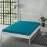 Erwin Müller Elasthan-Jersey-Stretch-Spannbettlaken Freising gruen/blau 80x200-80x220 cm