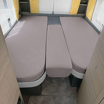 Erwin Müller Multi-Stretch-Jersey Spannbettlaken im 3-tlg. Set grau 70x190-85x210+2x35x130-50x145 cm