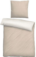 Biberna Wendebettw&auml;sche "Hermal" 2 Stk. Flanell in Melangeoptik, Winterbettw&auml;sche,
