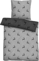 Biberna Wendebettw&auml;sche "Cardo in Gr. 135x200 oder 155x220 cm" 2 Stk. Flanell