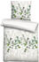 Biberna Soft-Seersucker Bettwäsche grün 135x200+80x80 cm (492798)