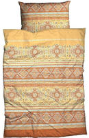Bettw&auml;sche CASATEX "Majella", gelb (gelb, orange), B/L: 200cm x 200cm, 1 Stk.,...