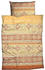 CASATEX Satin Bettwäsche Majella orange/gelb 200x200+80x80 cm (512904)