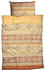 CASATEX Satin Bettwäsche Majella orange/gelb 155x220+80x80 cm (512903)