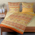 CASATEX Satin Bettwäsche Majella orange/gelb 155x220+80x80 cm (512903)