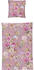 Irisette Mako-Satin Bettwäsche violett 155x220+80x80 cm (509566)