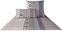 Joop! Bettw&auml;sche, Graphit, Beige, Textil, Ornament, 155x220 cm, Textiles Vertrauen -