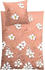 Kleine Wolke Mako-Satin Bettwäsche Sienna orange/orange 155x220+80x80 cm (507677)