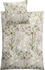 Kleine Wolke Mako-Satin Bettwäsche Lukardis grün/braun-beige 135x200+80x80 cm (511246)