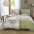 Kleine Wolke Mako-Satin Bettwäsche Lukardis grün/braun-beige 135x200+80x80 cm (511246)