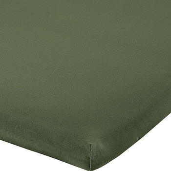 REDBEST Elasthan-Jersey-Stretch Topper-Spannbettlaken Denver grün 90x190 cm - 100x200 cm (482492)