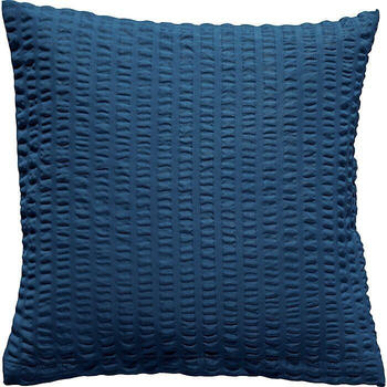 REDBEST Microfaser-Seersucker Kuschelkissenbezug Detroit blau 40x40 cm (501202)