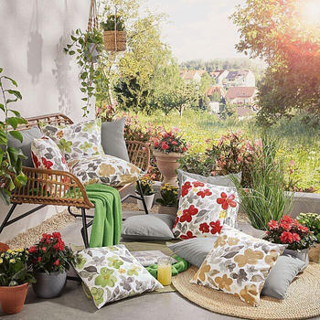 REDBEST Kissenhülle braun-beige 40x40 cm (510553)