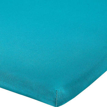REDBEST Elasthan-Jersey-Stretch Topper-Spannbettlaken Denver grün/blau 90x190 cm - 100x200 cm (482531)