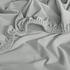 REDBEST Elasthan-Jersey-Stretch Topper-Spannbettlaken Denver grau 90x190 cm - 100x200 cm (482420)