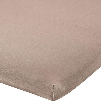 REDBEST Elasthan-Jersey-Stretch Topper-Spannbettlaken Denver braun-beige 90x190 cm - 100x200 cm (482465)