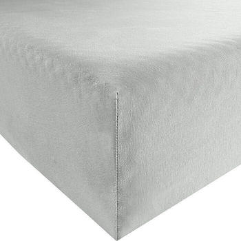 REDBEST Elasthan-Jersey-Stretch Spannbettlaken Denver grau 90x190 cm - 100x200 cm (482414)