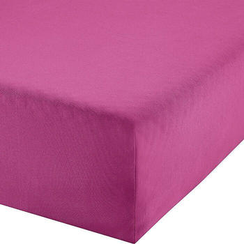 REDBEST Elasthan-Jersey-Stretch Boxspring-Spannbettlaken Denver rose 90x190 cm - 100x200 cm (482611)