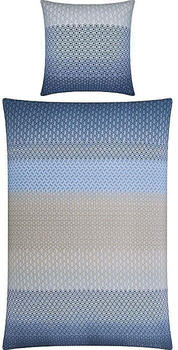 REDBEST Seersucker Bettwäsche blau 155x220+80x80 cm (508820)