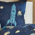 S.Oliver Mako-Satin Bettwäsche Weltall blau 135x200+80x80 cm (476058)