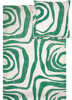 S.Oliver Mako-Satin Bettwäsche grün 155x220+80x80 cm (511760)