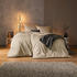 Estella Mako-Satin Bettwäsche Valetta 155x220 cm+80x80 cm kiesel
