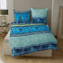 CASATEX Biber Bettwäsche Indi blau 200x220+80x80 cm (487138)