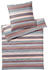 Elegante Bambus-Baumwoll-Satin Bettwäsche Rio orange/violett 135x200+80x80 cm (513245)