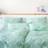 Elegante Interlock-Jersey Bettwäsche Lucid Jersey grün/blau 135x200+80x80 cm (512284)