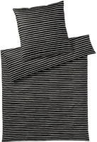 Elegante Bettw&auml;sche "Lines" 2 Stk. angenehmes Hautgef&uuml;hl