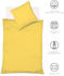Fleuresse Halbleinen Bettwäsche Provence 200x200+2x 80x80 cm lemon