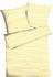 Kaeppel Mako-Satin Bettwäsche Motion Colours gelb 135x200+80x80 cm