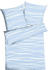 Kaeppel Mako-Satin Bettwäsche Motion Colours blau 135x200+80x80 cm