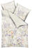 Kaeppel Mako-Satin Bettwäsche Lily creme 155x220 cm+80x80 cm