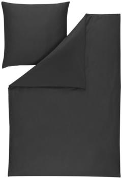 Estella Mako-Satin Bettwäsche Valetta 155x220 cm+80x80 cm anthrazit