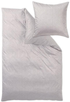 Curt Bauer Mako-Brokat-Damast Bettwäsche Lund braun-beige 135x200+80x80 cm (509200)