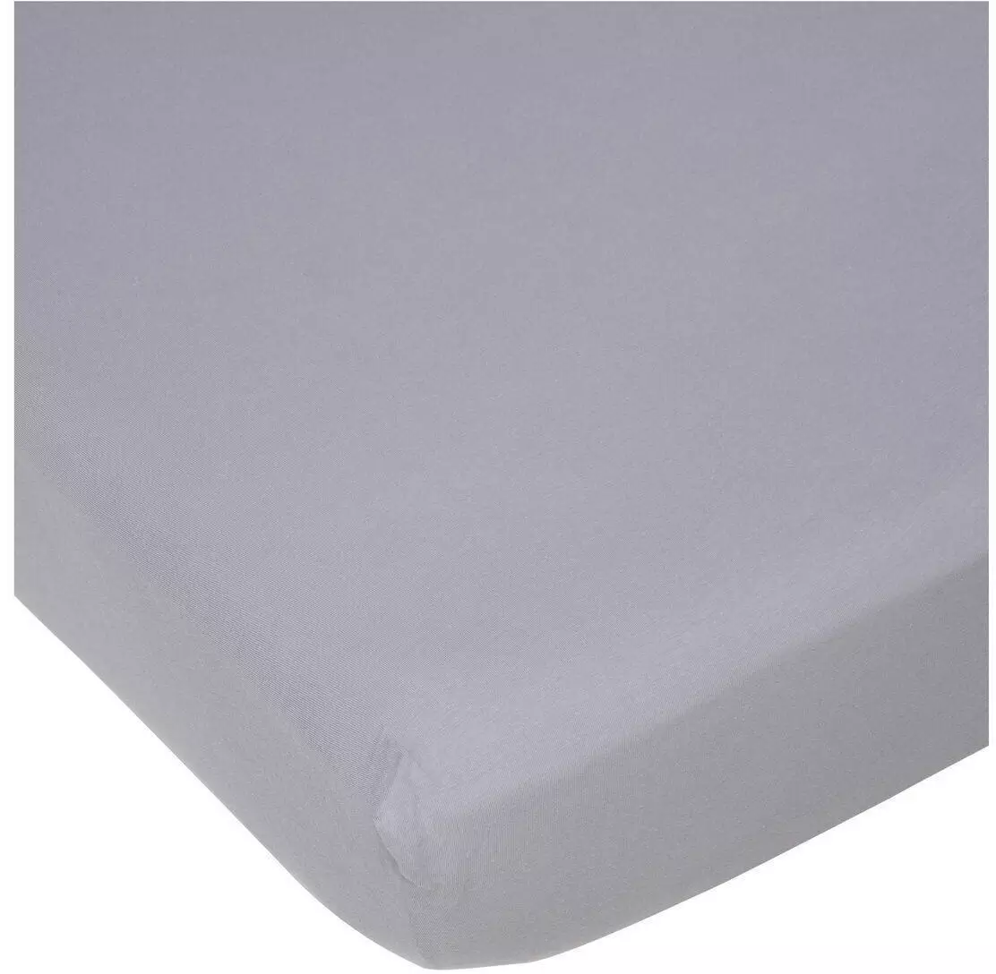 Estella Mako-Feinjersey Spannbettlaken grau 180x200 cm