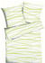 Kaeppel Perkal Bettwäsche Motion Waves grün 155x220+80x80 cm (511706)
