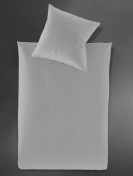 Irisette Bettwäsche-Set LUMEN Jersey (155x220+80x80 cm) grau