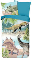 good morning Babybettw&auml;sche "Dino" 2 Stk. 100% Baumwolle, Renforc&eacute;,