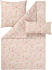 Estella Mako-Satin Bettwäsche Dilara + Gratis-Kissenbezug 40x80 cm braun-beige 135x200 cm (40x80 cm + 80x80 cm) (513795)