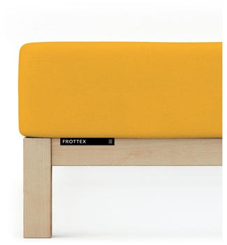 Schlafgut Frottex Spannbettlaken yellow deep 90-100x190-200 cm